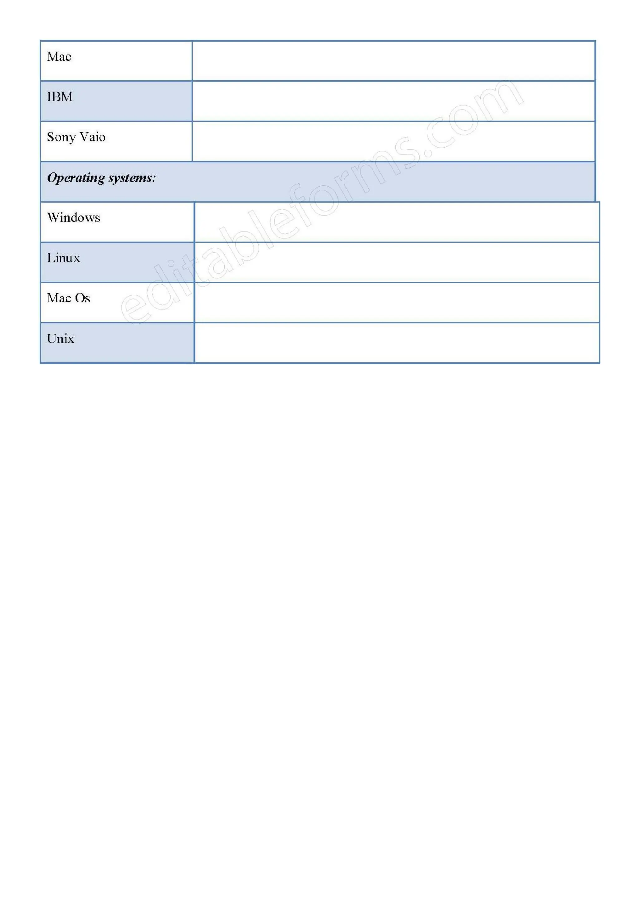 Computer Inventory Fillable PDF Template | PDF | PC Games | Video Gaming