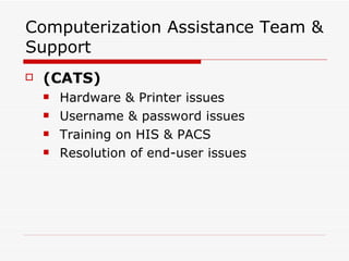 Computerisation of hospitals in developing countries | PPT