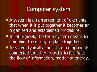 Computerised & Non-Computerised | PPT