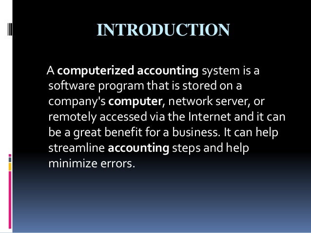 Computerized Accounting