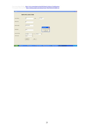 23
Visit researchgate Profile : https://www.researchgate.net/profile/Kamal-Acharya-15/publications
Visit google scholar profile: https://scholar.google.com/citations?user=9QoTDzIAAAAJ&hl=en
 