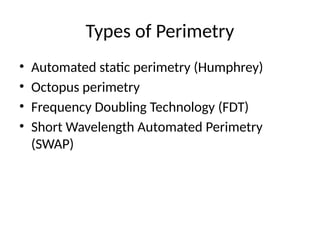 Primetry Comprehensive Guide to Computerized Perimetry in Ophthalmology: Visual ...