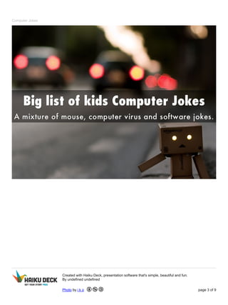 Computer jokes | PDF
