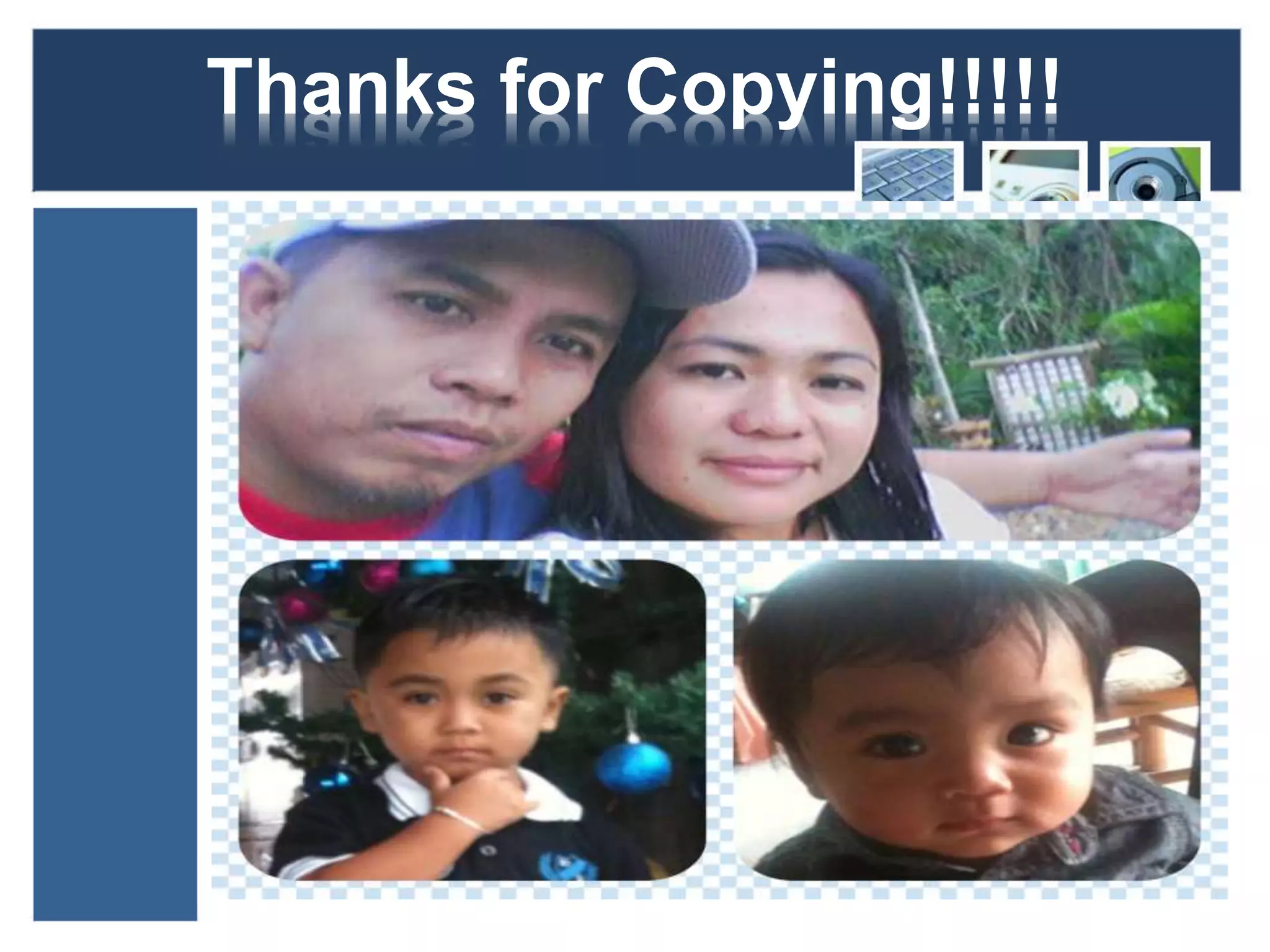 Thanks for Copying!!!!! 
