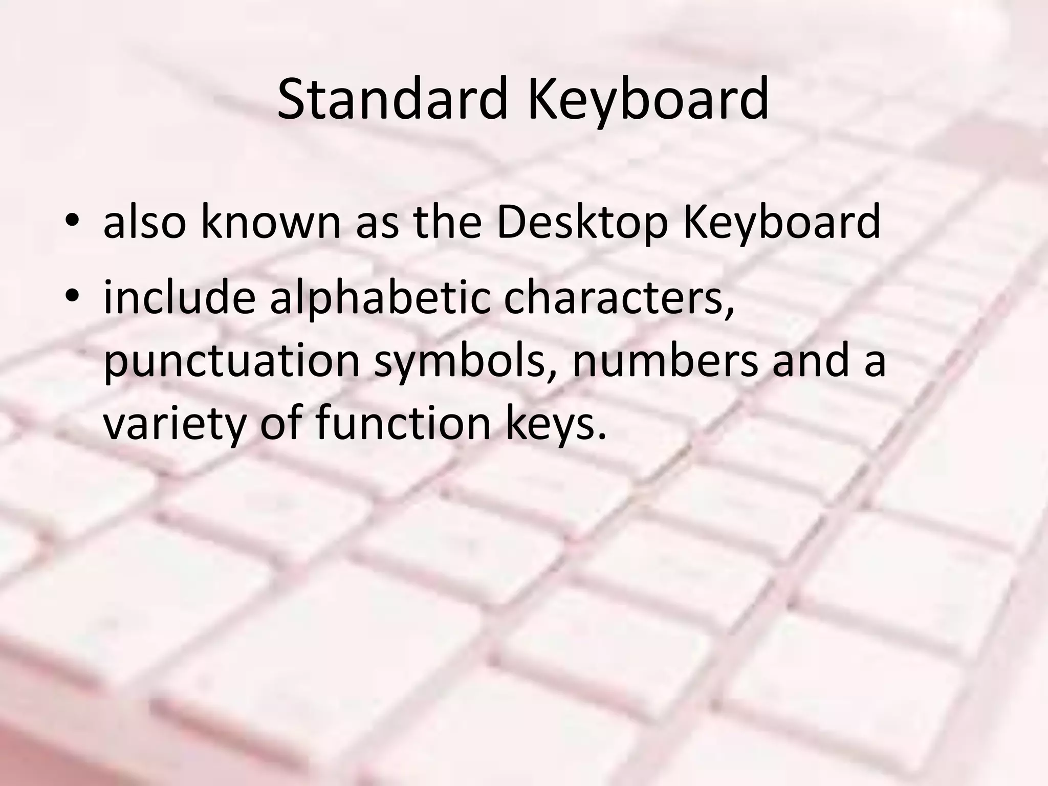 Computer keyboard | PPTX