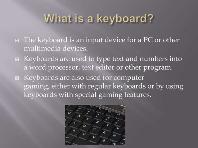 Computer Keyboards PPT computer-keyboards-ppt