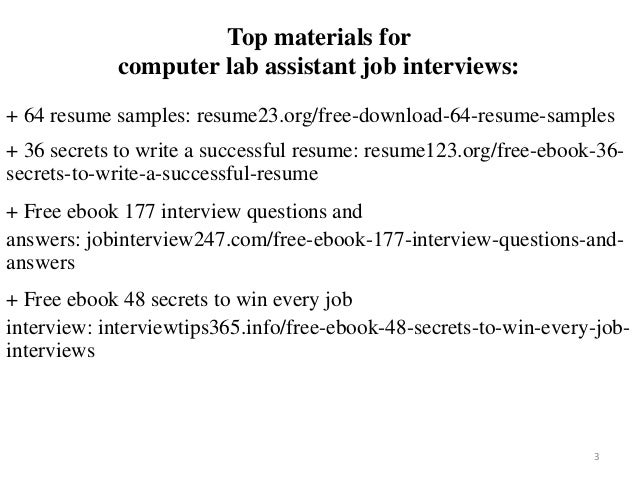 computer lab assistant resume sample pdf ebook free download computer lab assistant resumes