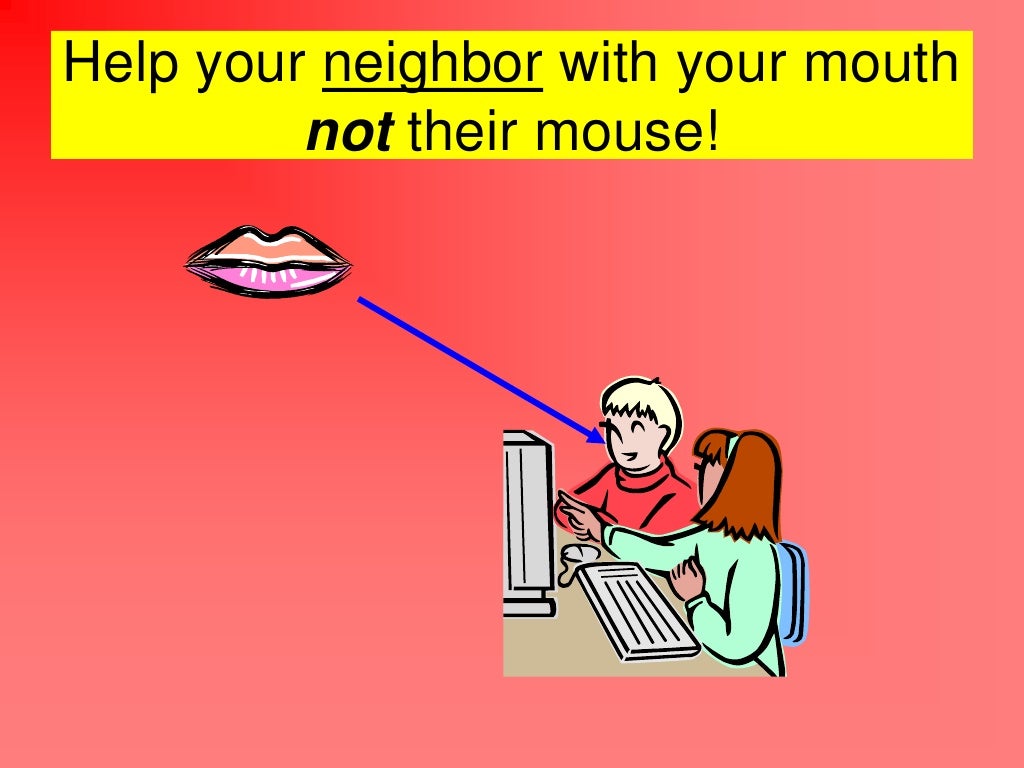 Computer lab etiquette 2012