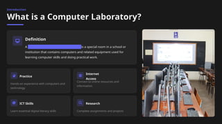 Comprehensive Guide to KS3 ICT Computer Laboratory Setup and Usage | PPTX