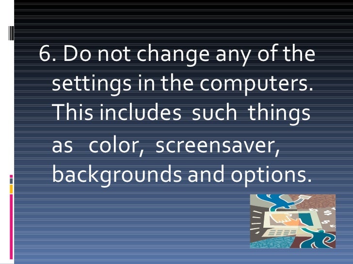 Computer Laboratory Rules