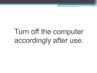 Computer Laboratory Rules and Regulation | PPTX