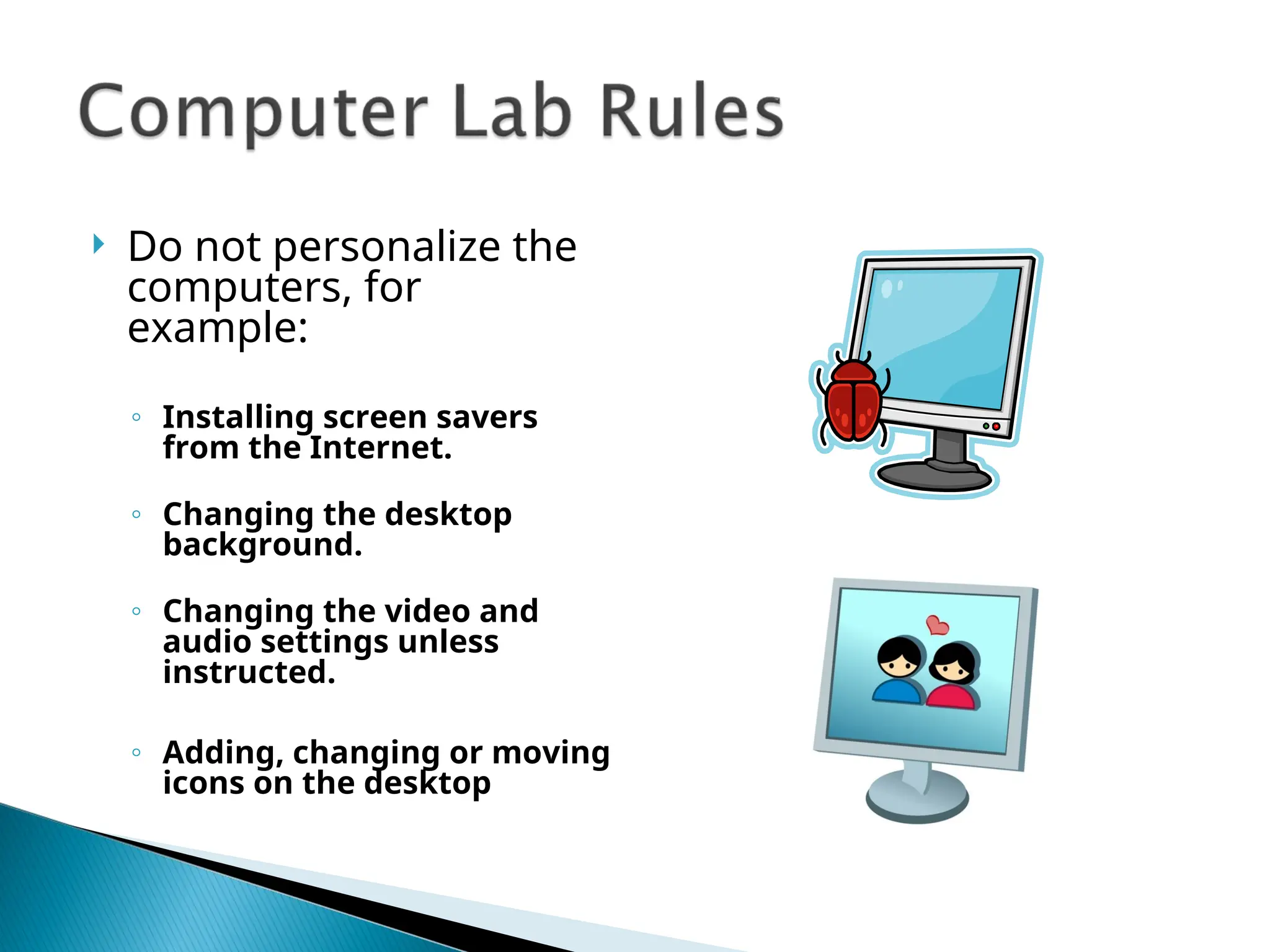 Computer Laboratory Rules and Regulations | PPT