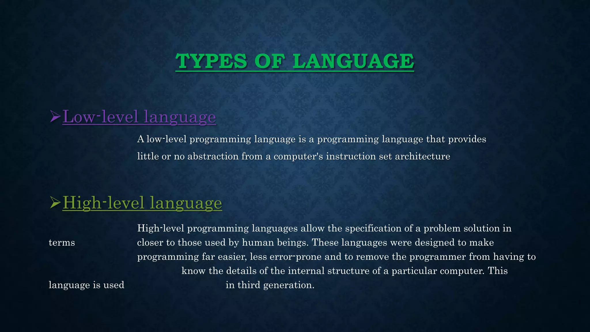 Computer language | PPT