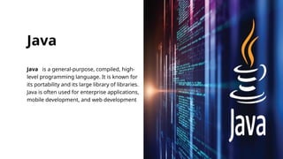 Presentation of the Computer language.pptx