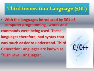 Computer Languages. | PPTX