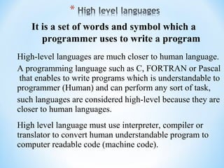 Computer languages | PPT