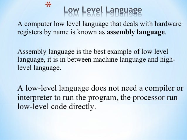 Computer languages