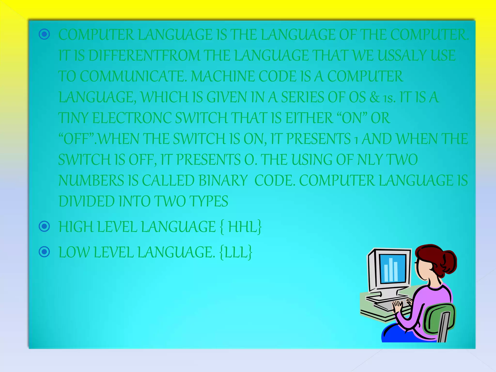 Computer languages | PPT