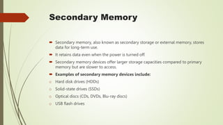 Computer Lecture 04.pptx Computer memory | PPT