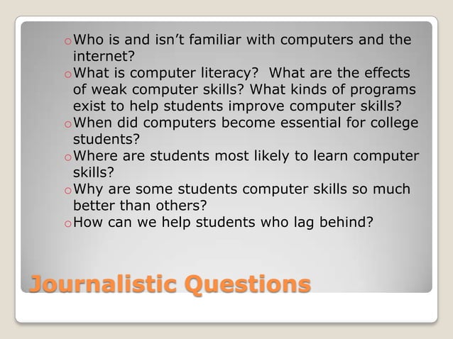Computer Literacy | PPT
