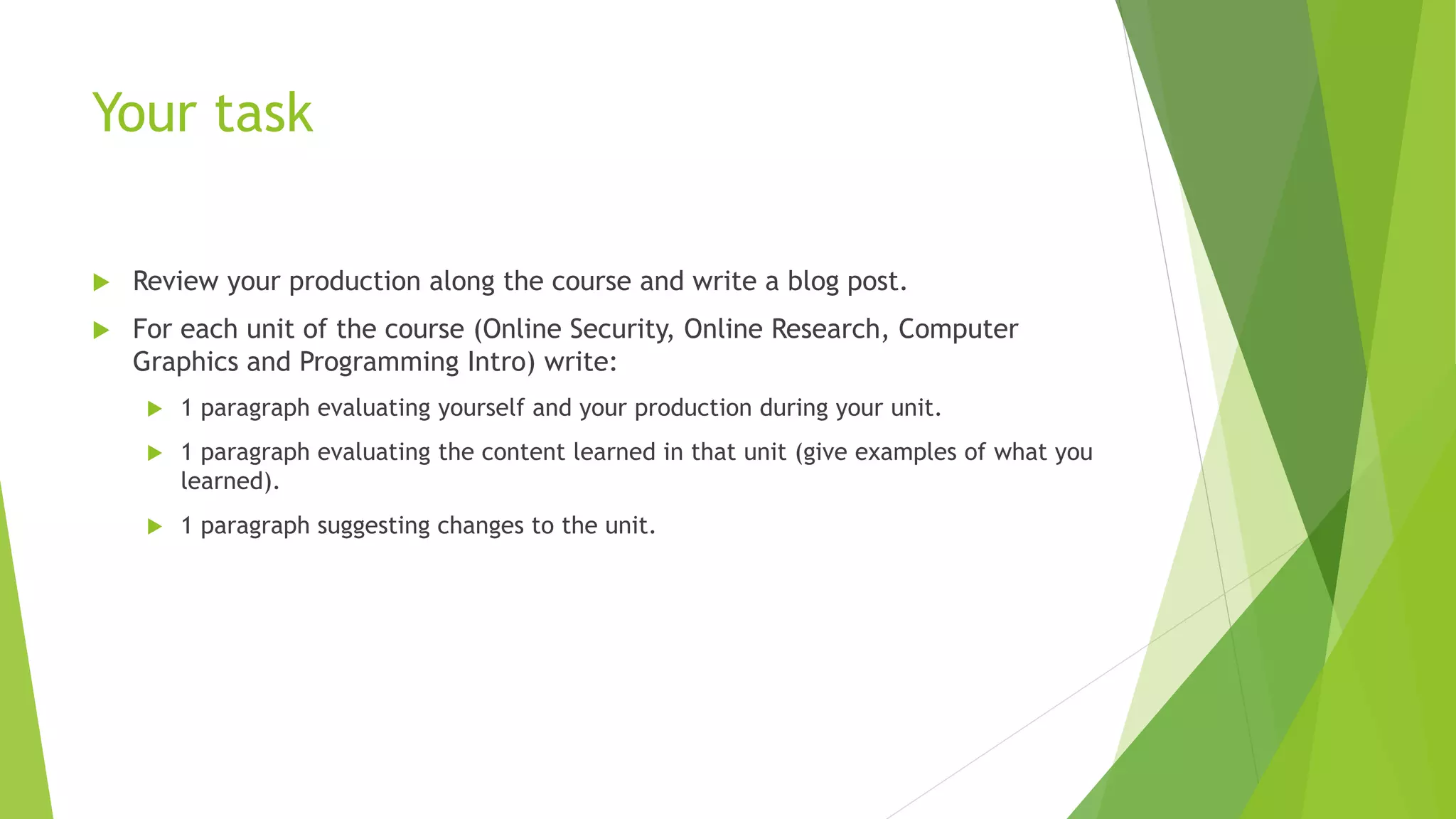 Computer literacy final assignment | PPTX