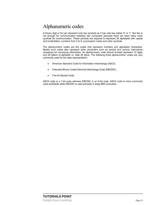 Computer logical organization_tutorial | PDF