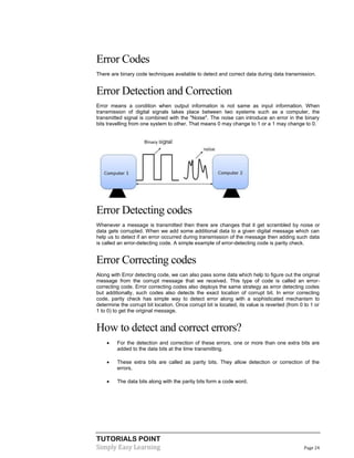 Computer logical organization_tutorial | PDF