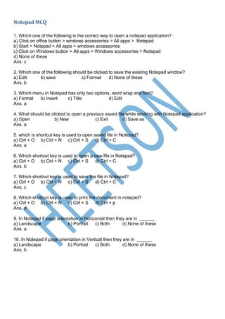Computer MCQ Question Bank in English for all Competitive Exams ...