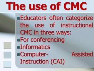 Computer mediated communication | PPT