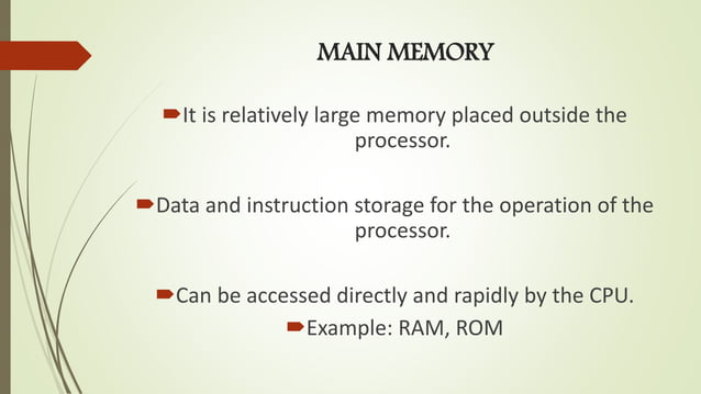 Computer Memory | PPT | Free Download