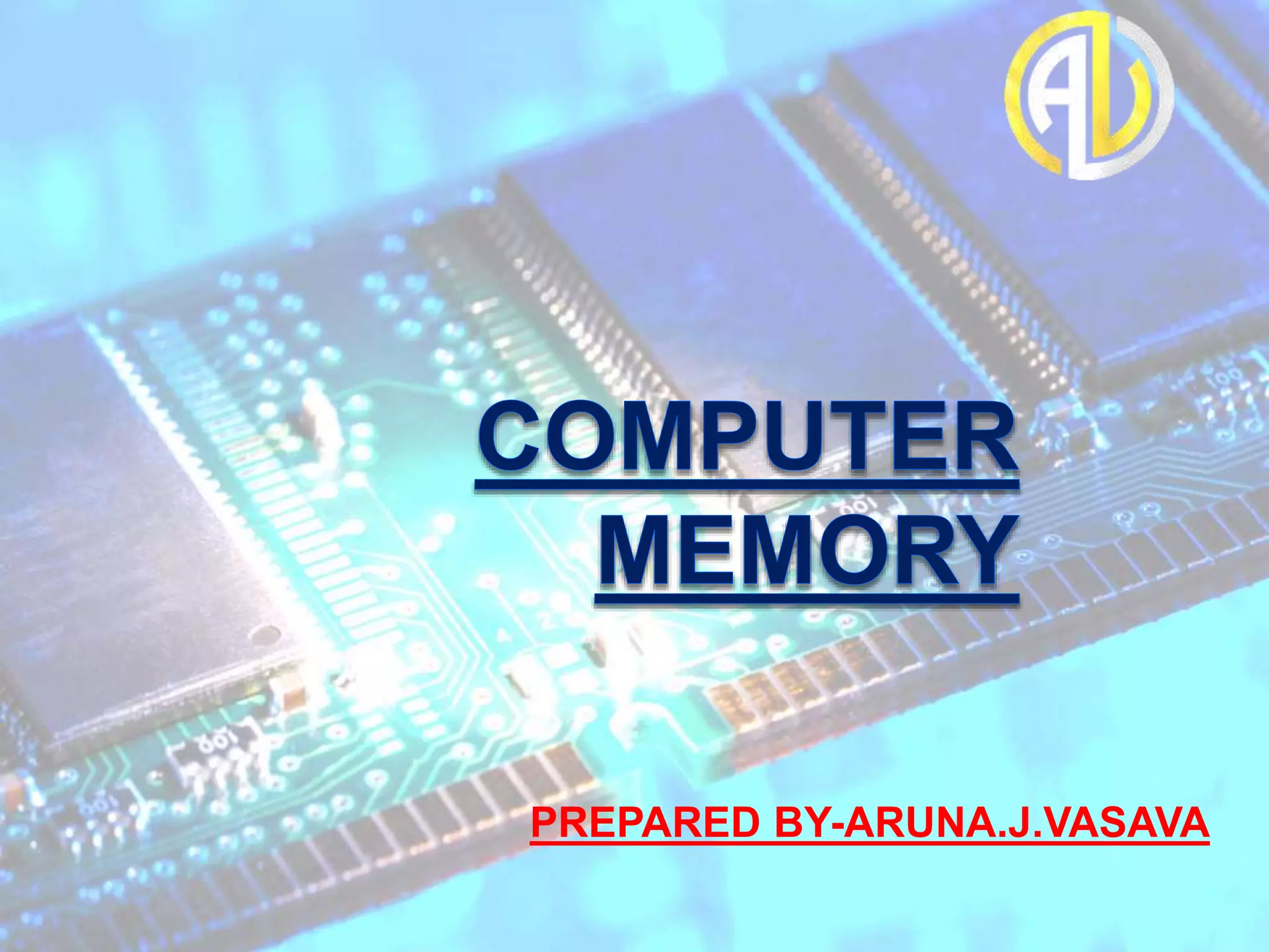 Computer memory | PPTX | Operating Systems | Computer Software and ...