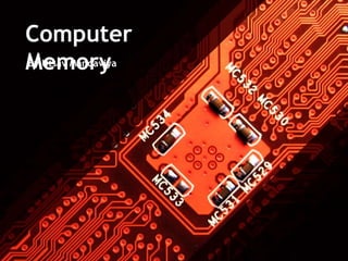 Computer
MemoryBy Utsav Mandaviya
 