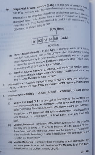 Computer memory book notes | PDF