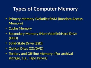 COMPUTER MEMORY -overview,types and.pptx