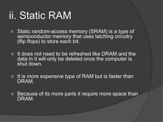 COMPUTER MEMORY | PPTX