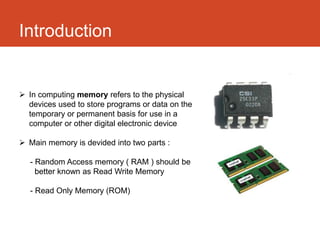 Computer memory | PPTX