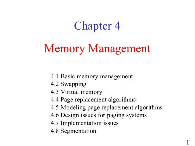 Computer memory management