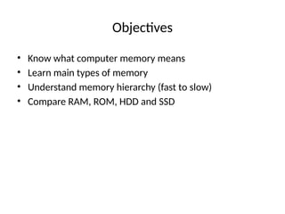 Introduction Of Computer Memory Internet Computer_Memory_Presentation_v2.pptxhvvvvvvvvv | PPTX