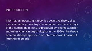 computer models of information processing & human cognition.pptx ...