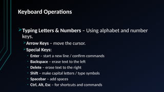 Computer Navigation. Learning computer interface and basic operations ...