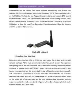 Computer network Report | PDF