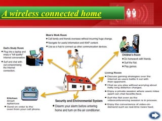 A wireless connected home
 