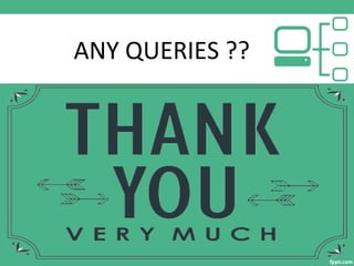 ANY QUERIES ??
 