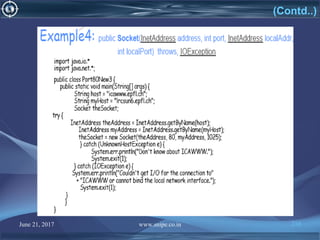 June 21, 2017 www.snipe.co.in 210
(Contd..)
 