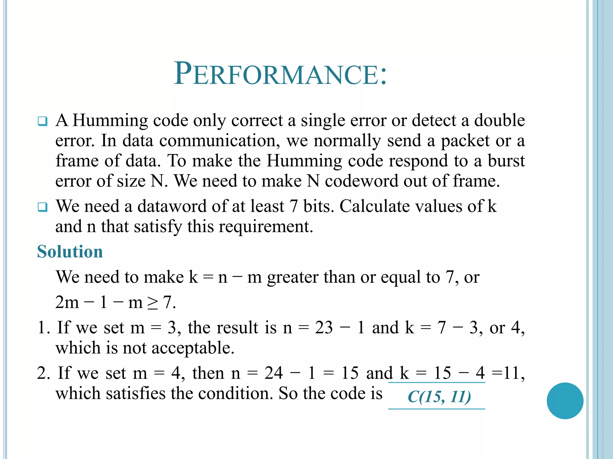Linear Block Codes | PPT