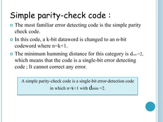Linear Block Codes | PPT