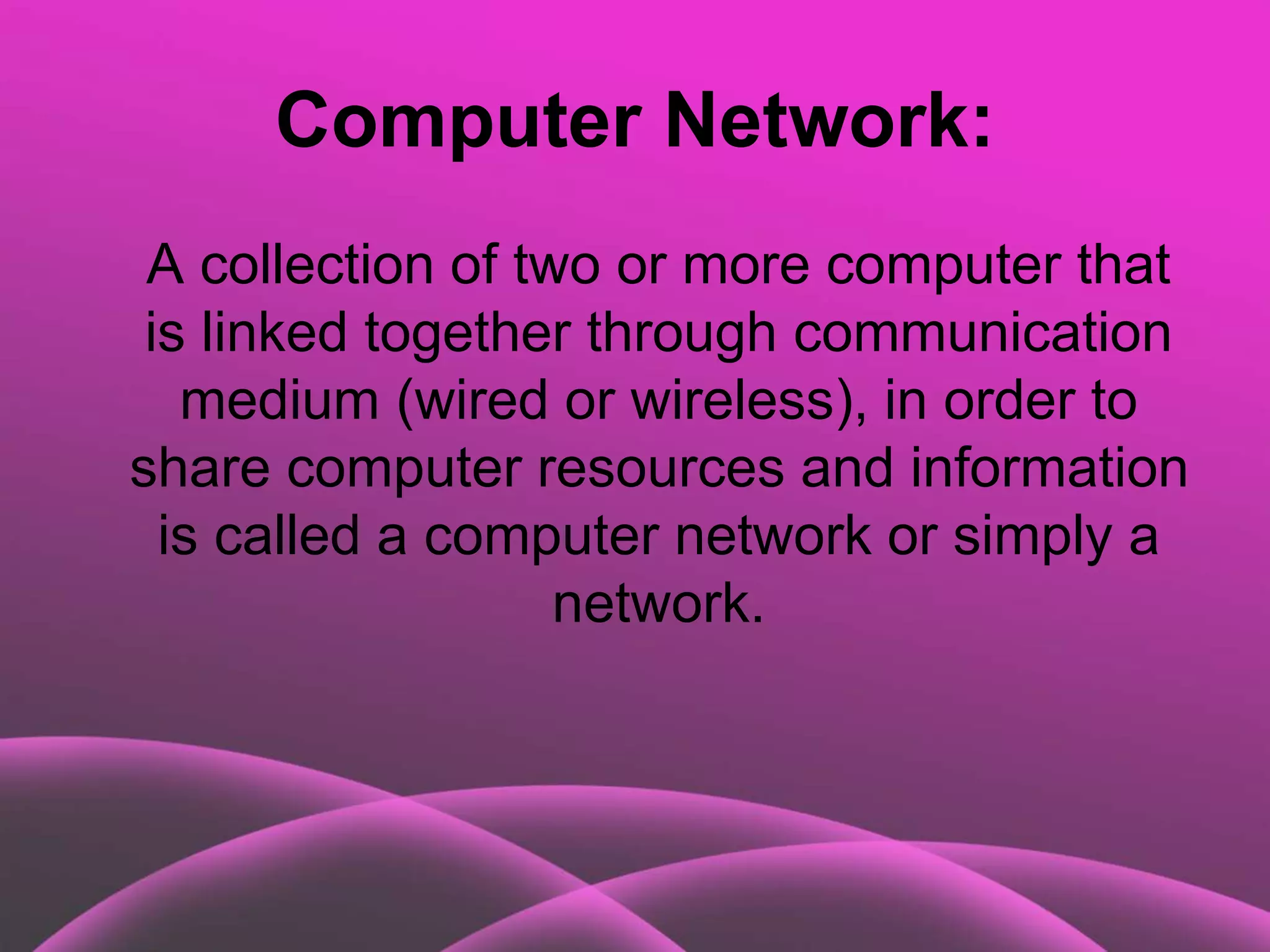 Computer network | PPT