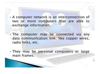 computer network.pptx computer networks teaching | PPTX
