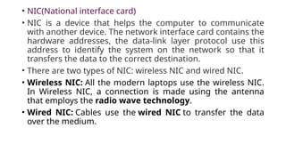 Wnic Computer Science Computer Network-componets of computer networks.pptx