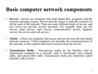 Computer network coe351- part1- final | PPTX